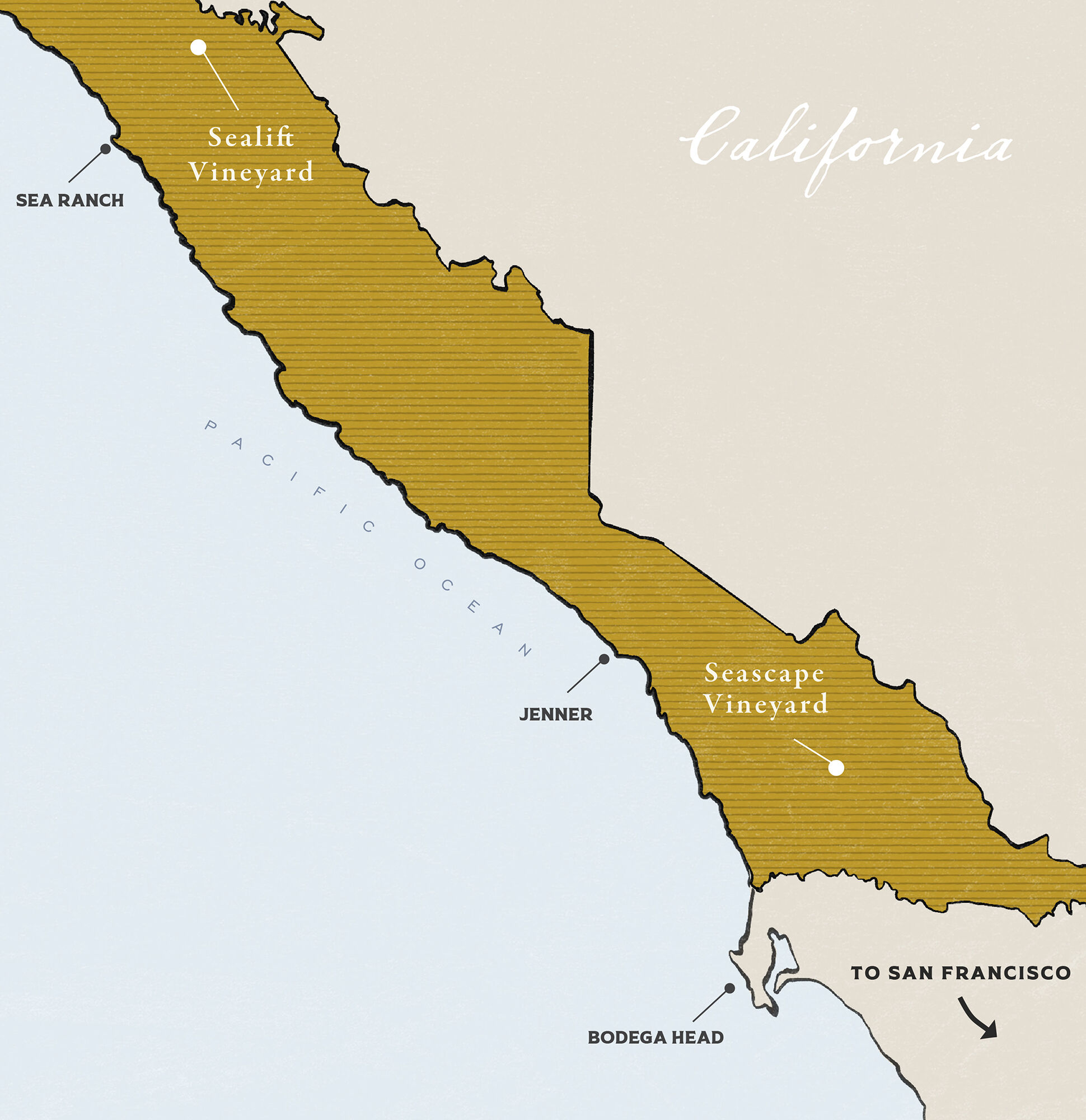 Map of Sonoma County