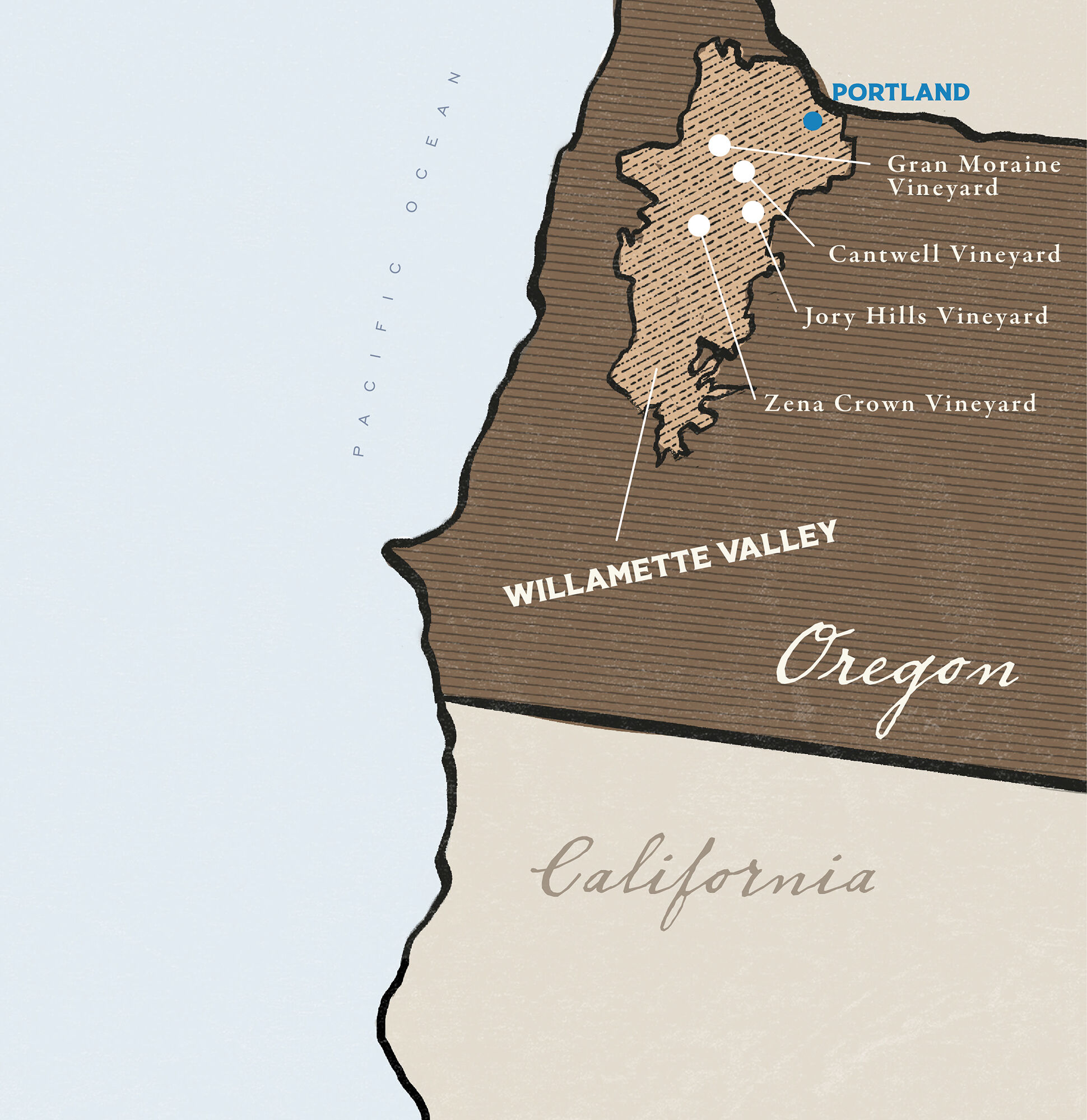 Map of Sonoma County