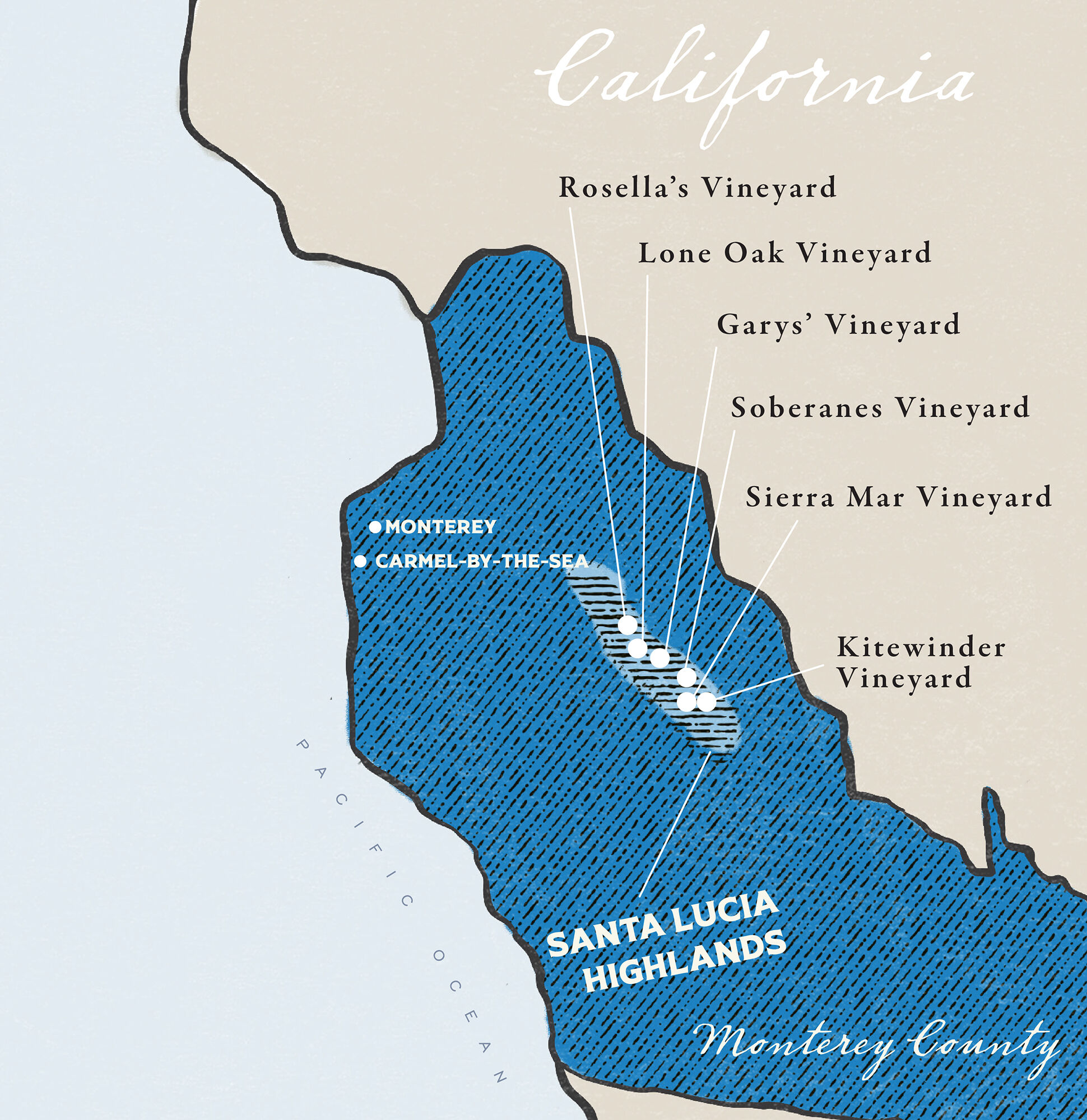 Map of Sonoma County